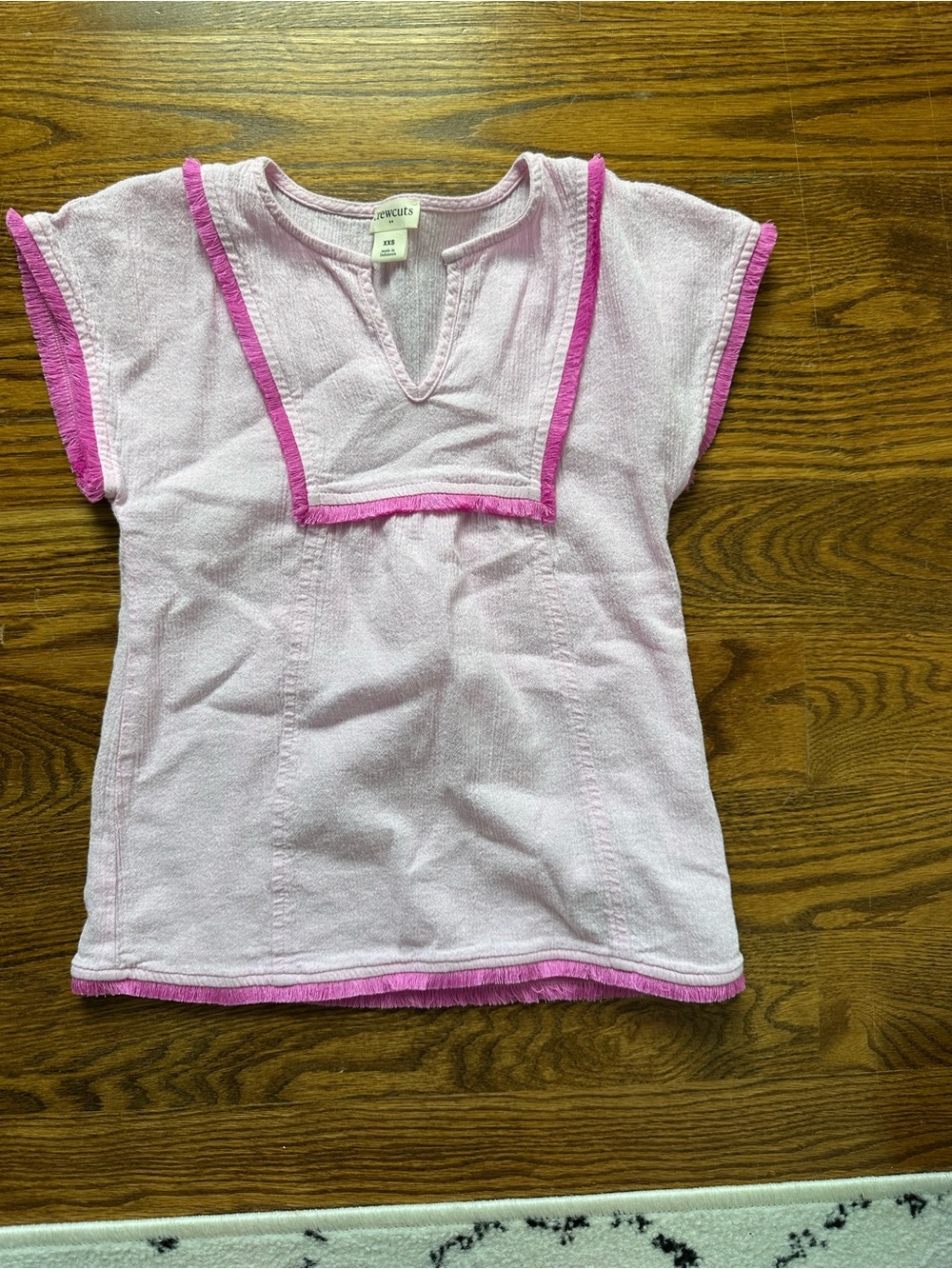 Crewcuts Pink Short-Sleeve swim cover up for Kids